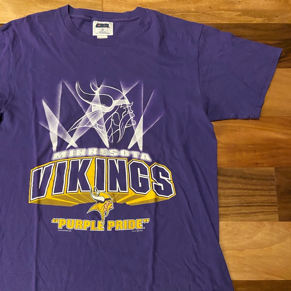 1999 Vintage Vikings Purple Pride Made in USA